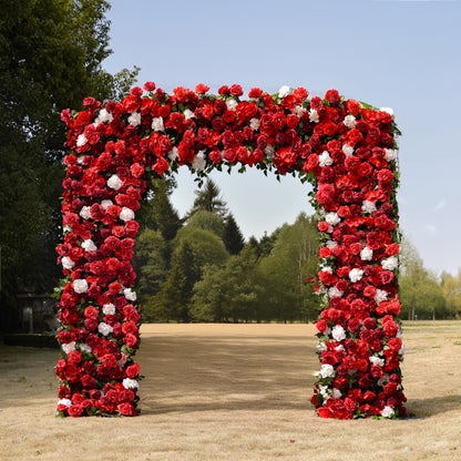 Makayla：Wedding Party Background Flower Arch Decoration（Not Including Frame)