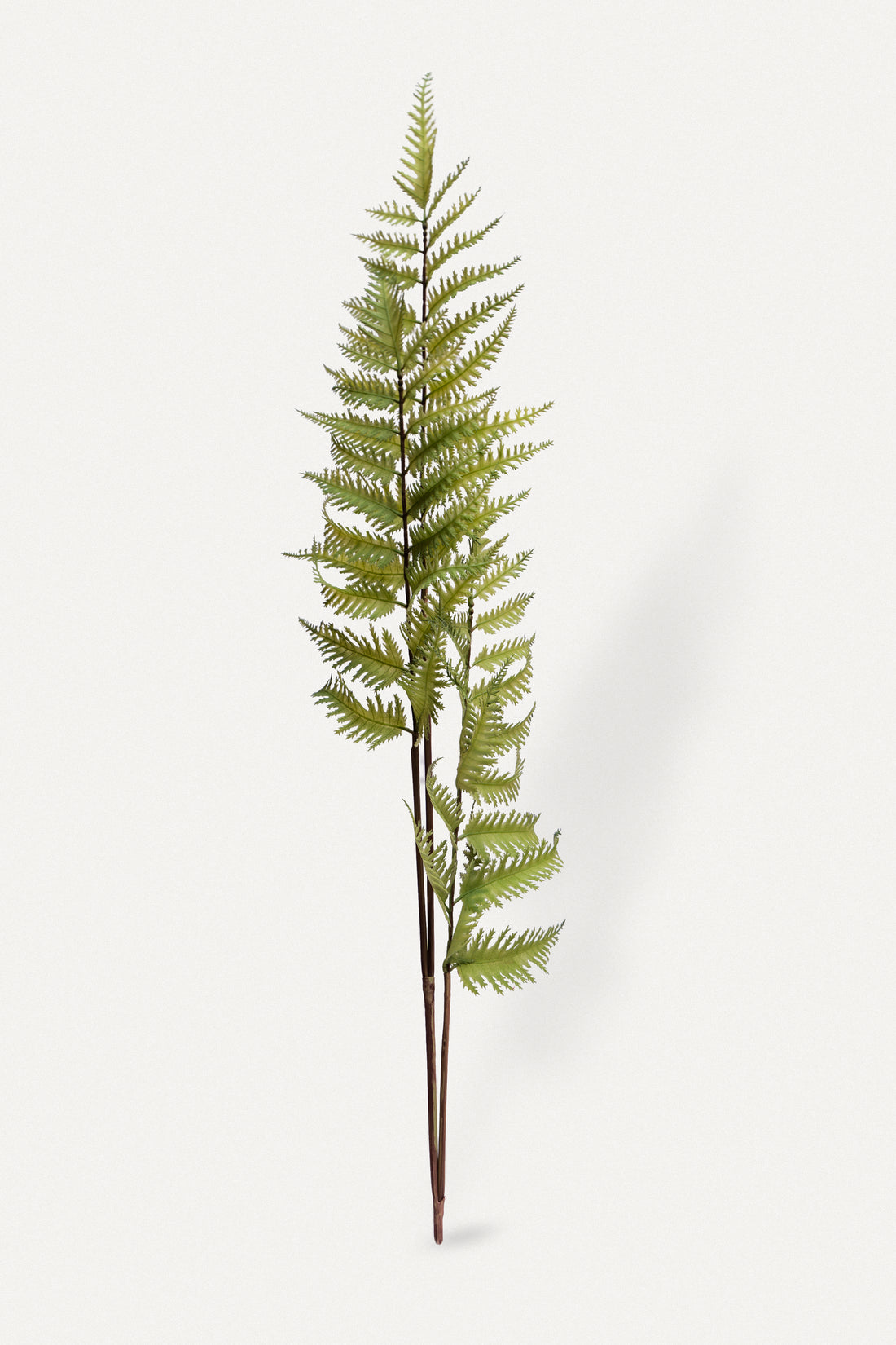 Fake Plants 3 Head Fern Branch - 37.7&quot;