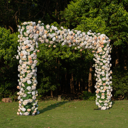 Lydia：Wedding Party Background Flower Arch Decoration（Not Including Frame)