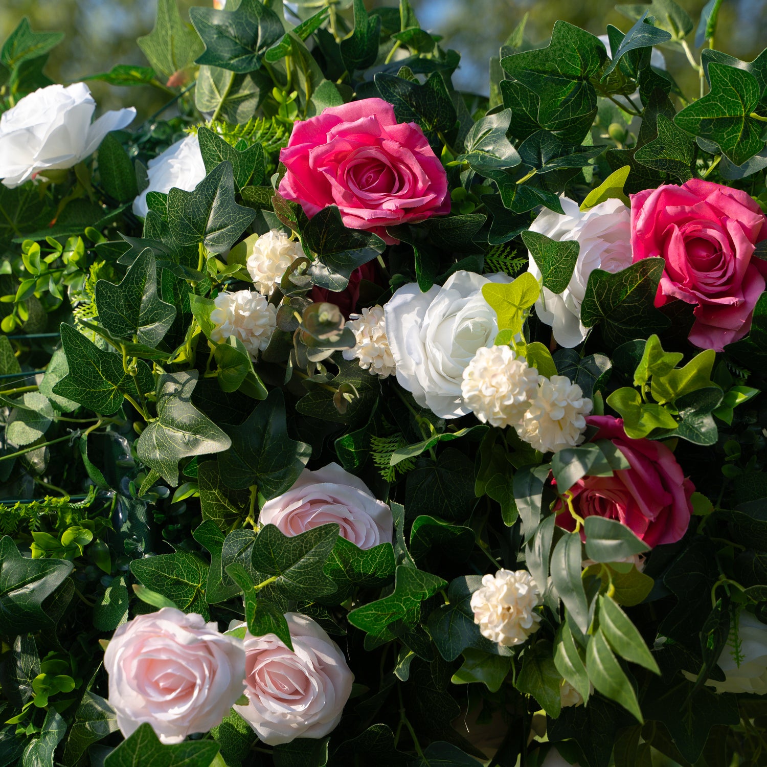 Leila：Wedding Party Background Flower Arch Decoration（Not Including Frame)