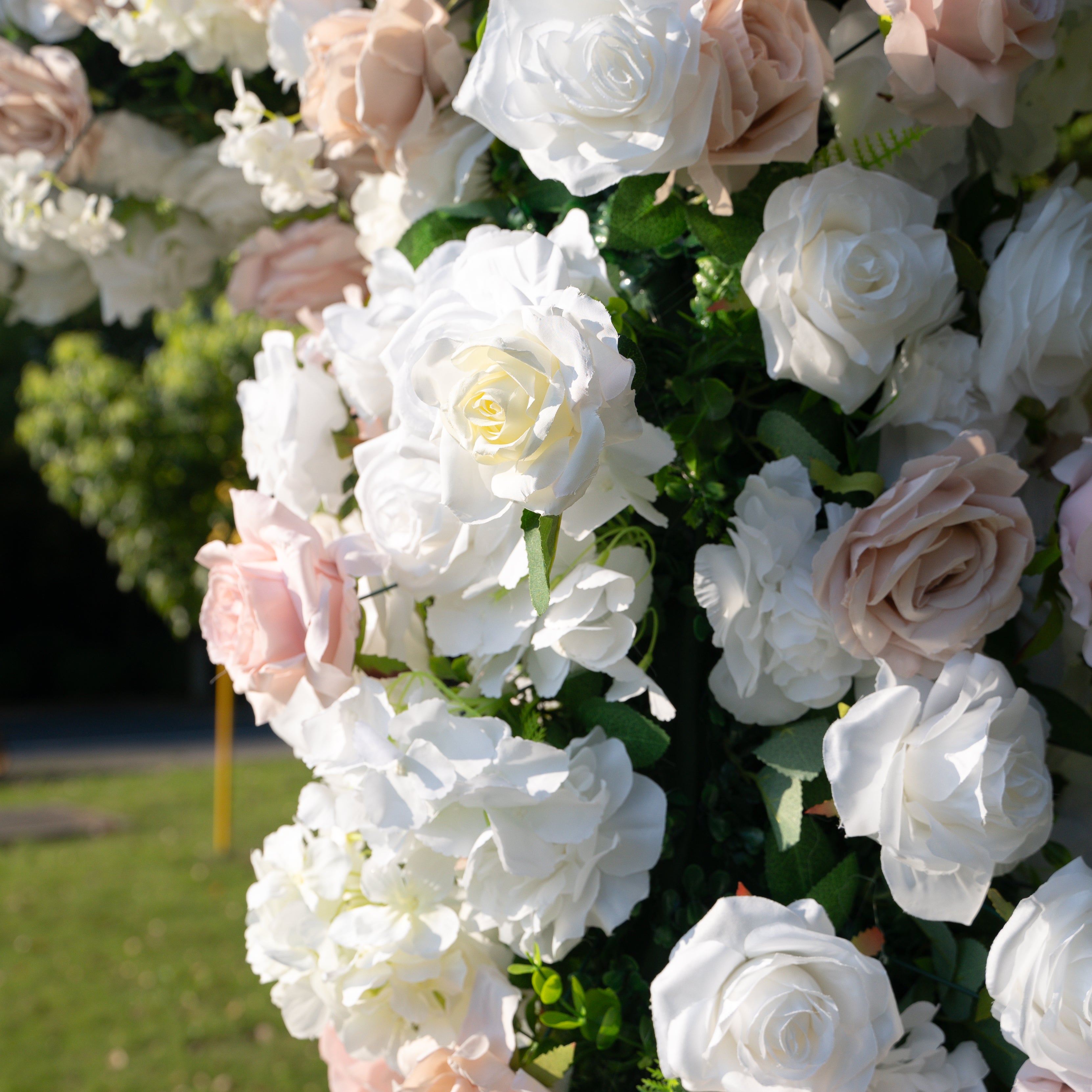 Destiny：Wedding Party Background Flower Arch Decoration（Not Including Frame)