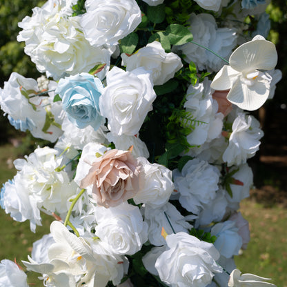 Addison： Wedding Party Background Flower Arch Decoration（Not Including Frame)