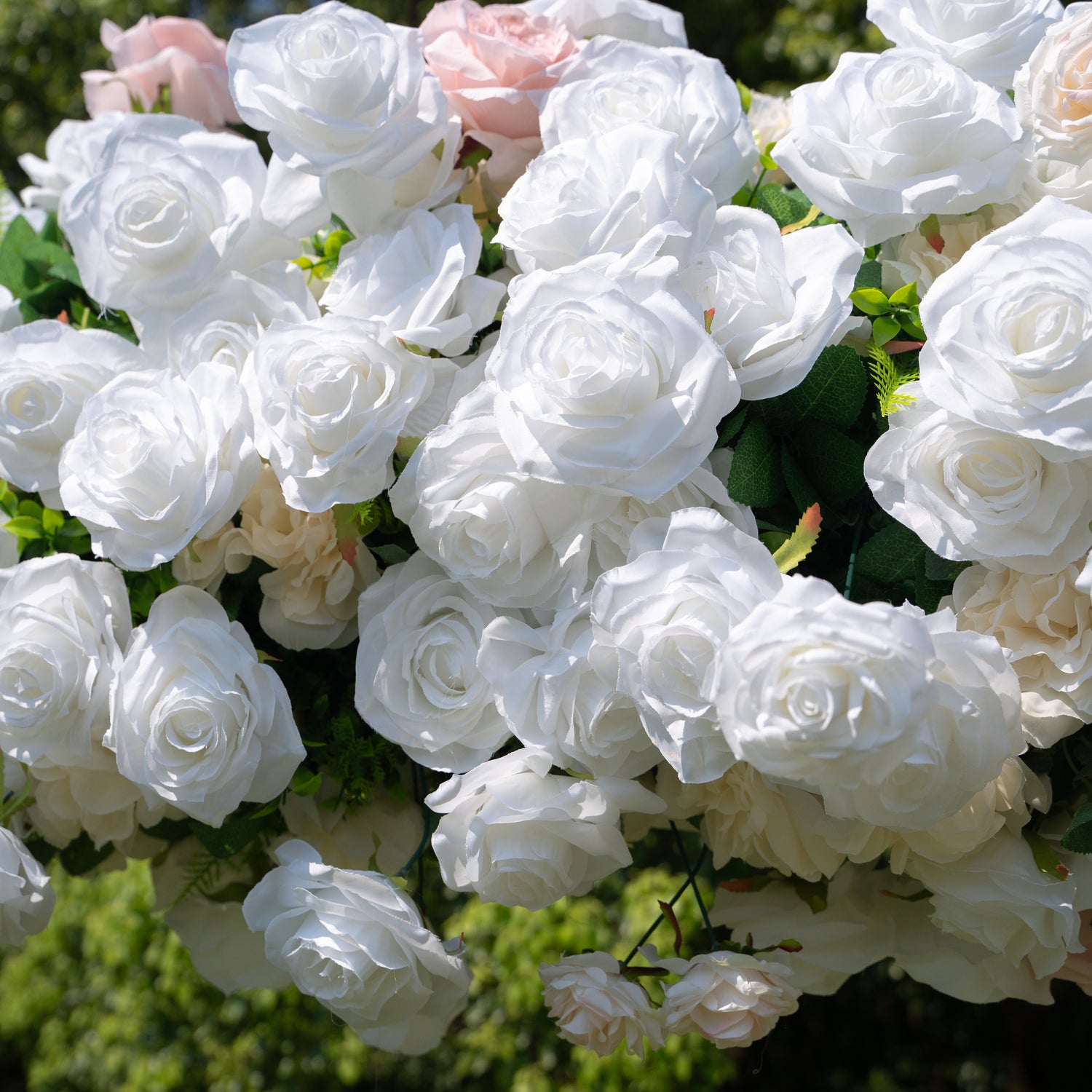 Erica：Wedding Party Background Flower Arch Decoration（Not Including Frame)