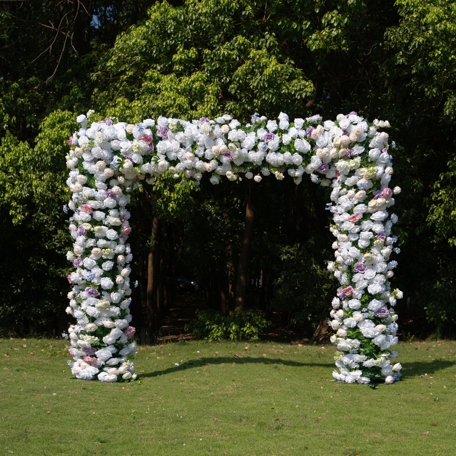 Claire：Wedding Party Background Flower Arch Decoration（Not Including Frame)