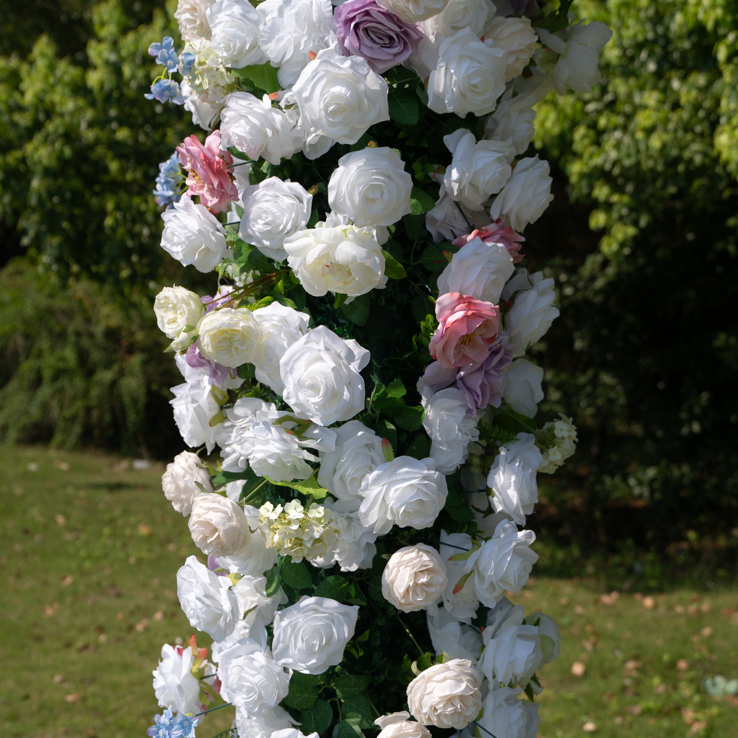 Claire：Wedding Party Background Flower Arch Decoration（Not Including Frame)