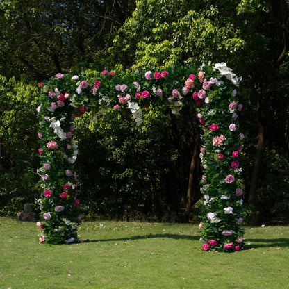 Hailey：Wedding Party Background Flower Arch Decoration（Not Including Frame)