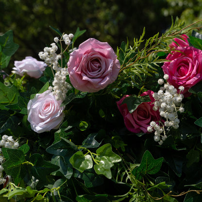 Hailey：Wedding Party Background Flower Arch Decoration（Not Including Frame)