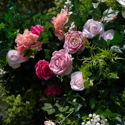 Hailey：Wedding Party Background Flower Arch Decoration（Not Including Frame)