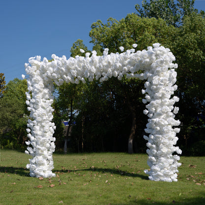 Cecilia：Wedding Party Background Flower Arch Decoration（Not Including Frame)