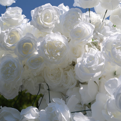 Cecilia：Wedding Party Background Flower Arch Decoration（Not Including Frame)