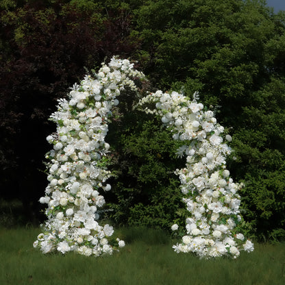 Sadie flower arch:2024 New Wedding Party Background Floral Arch Decoration Including Frame