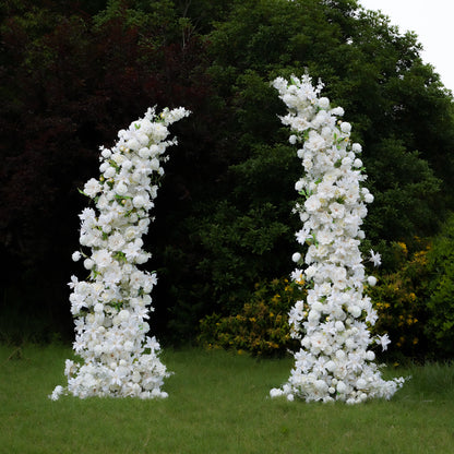 Q003：Wedding Party Background Floral Arch Decoration Including Frame