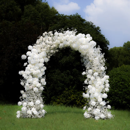 Naomi： Wedding Party Background Floral Arch Decoration Including Frame -R051