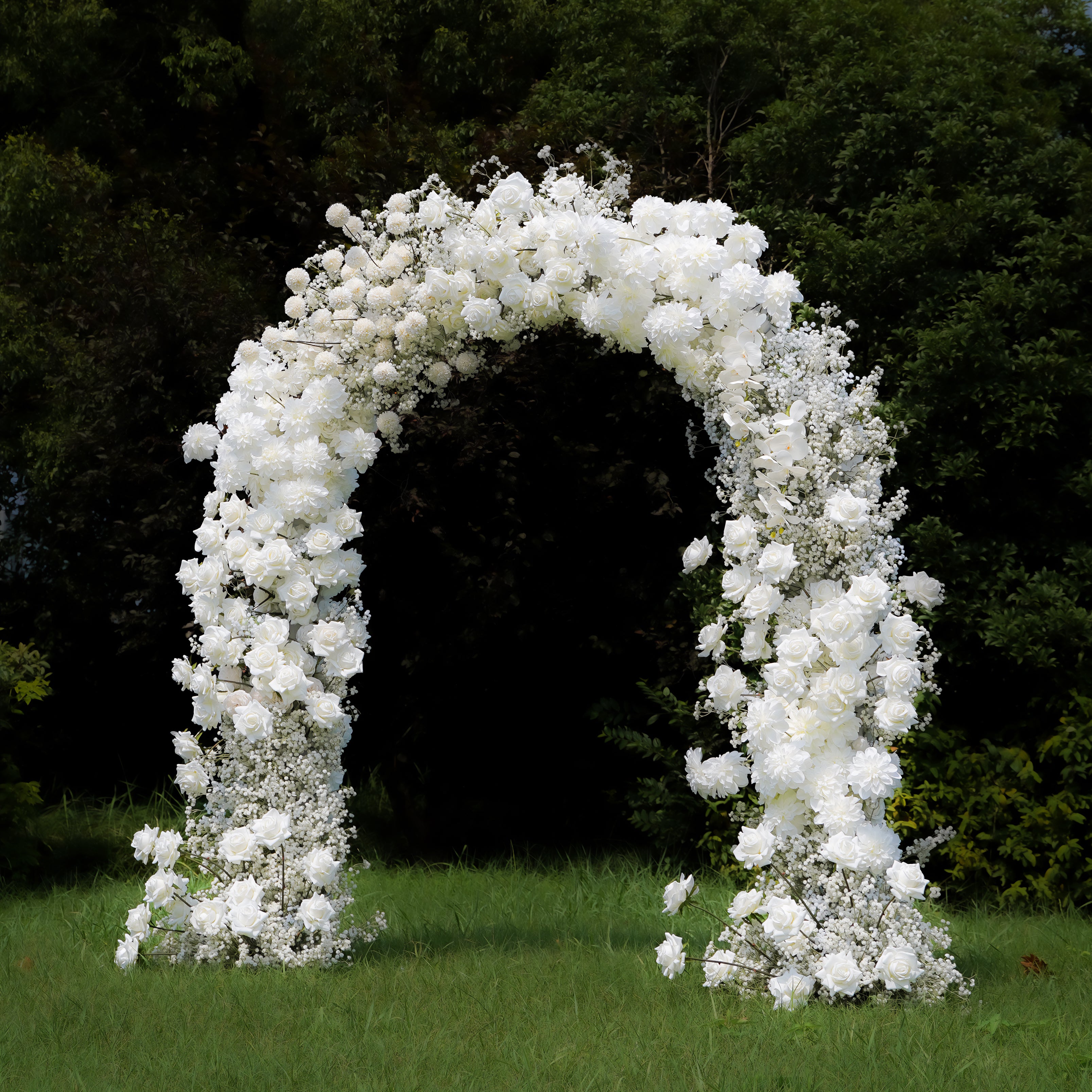 Naomi： Wedding Party Background Floral Arch Decoration Including Frame -R051