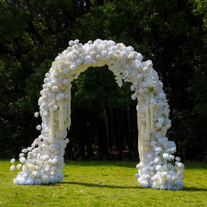 Z013：Wedding Party Background Floral Arch Decoration Including Frame