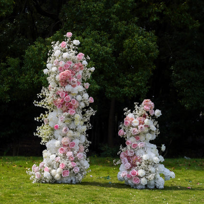 Dawn：Wedding Party Background Floral Arch Decoration