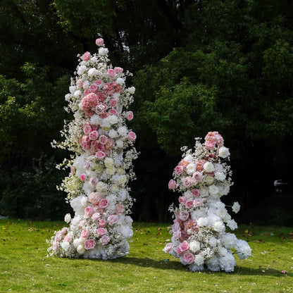 Dawn：Wedding Party Background Floral Arch Decoration