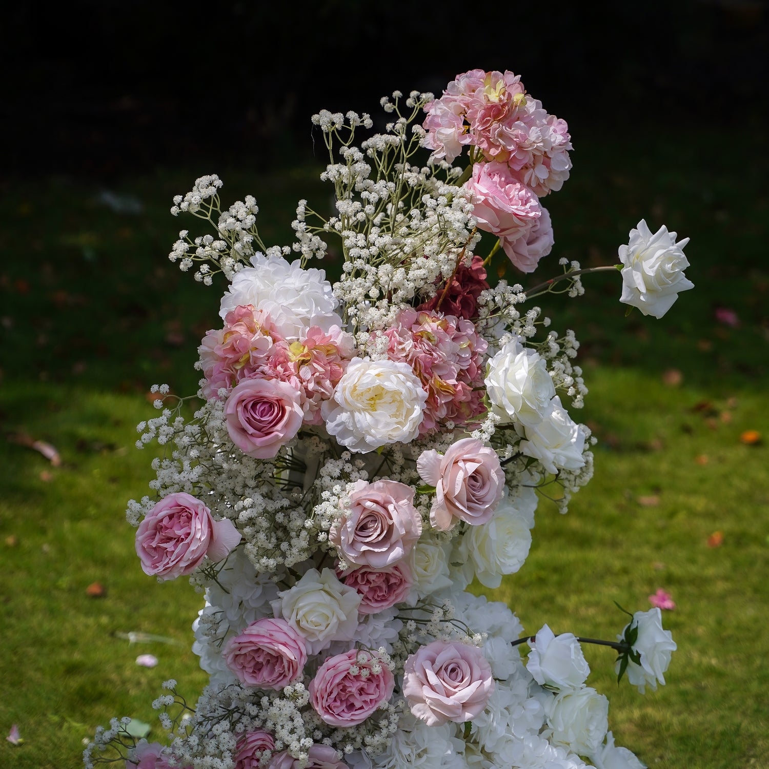 Dawn：Wedding Party Background Floral Arch Decoration