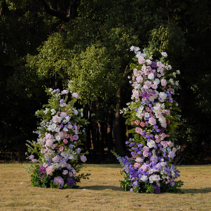 Una：Wedding Party Background Floral Arch Decoration Including Frame -R984