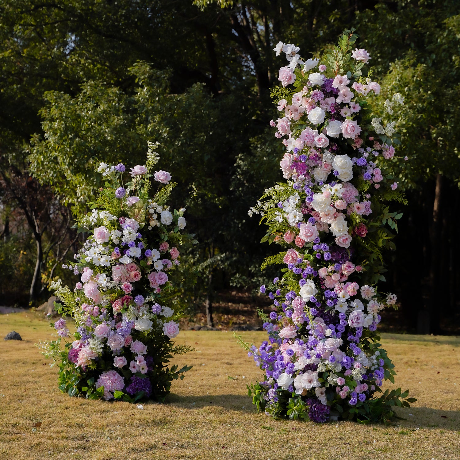 Una：Wedding Party Background Floral Arch Decoration Including Frame -R984