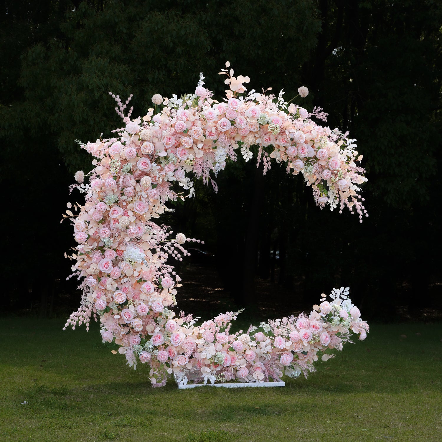 Keira：Wedding Party Background Floral Arch Decoration