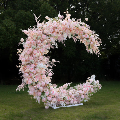 Keira：Wedding Party Background Floral Arch Decoration