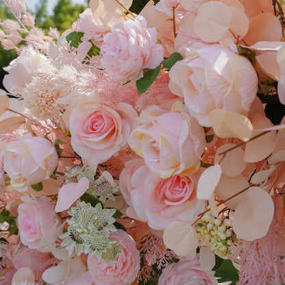 Keira：Wedding Party Background Floral Arch Decoration