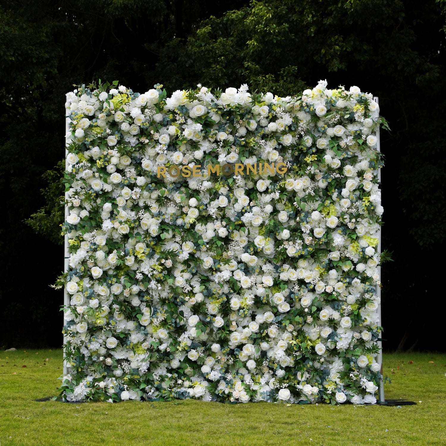 Arcadia：3D Fabric Artificial rolling up curtain flower wall