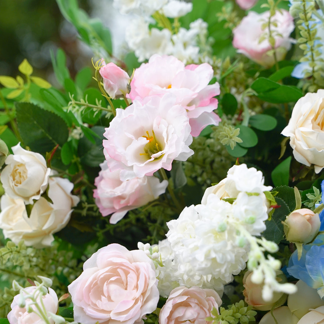 Audrey：Wedding Party Background Floral Arch Decoration