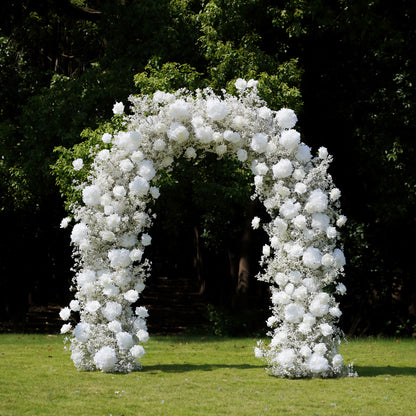 Colee：Wedding Party Background Floral Arch Decoration