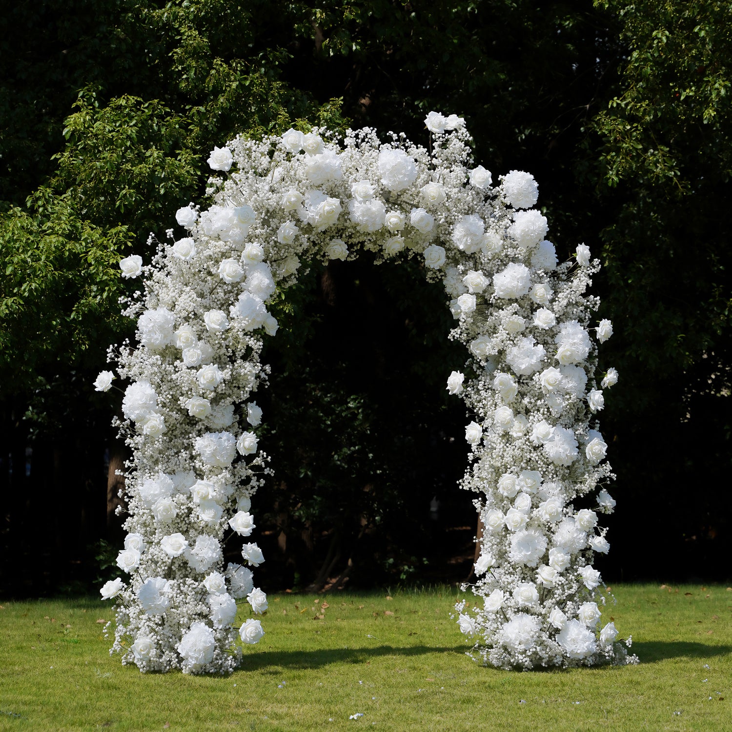 Colee：Wedding Party Background Floral Arch Decoration