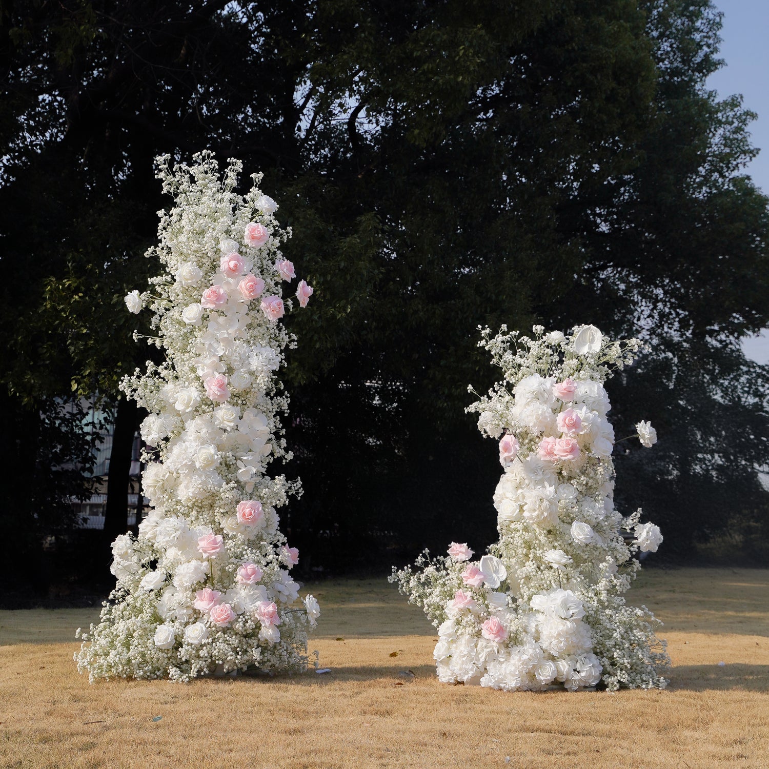 Frieda：Wedding Party Background Floral Arch Decoration