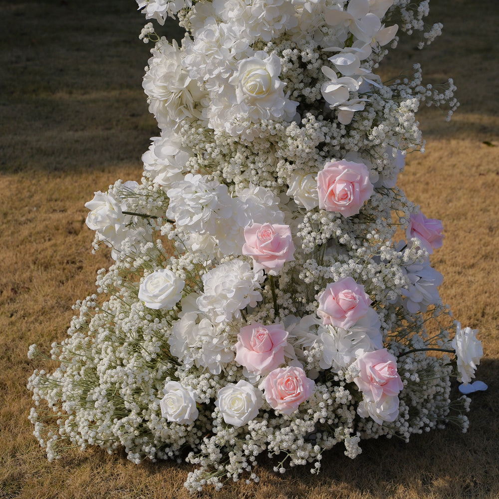 Frieda：Wedding Party Background Floral Arch Decoration