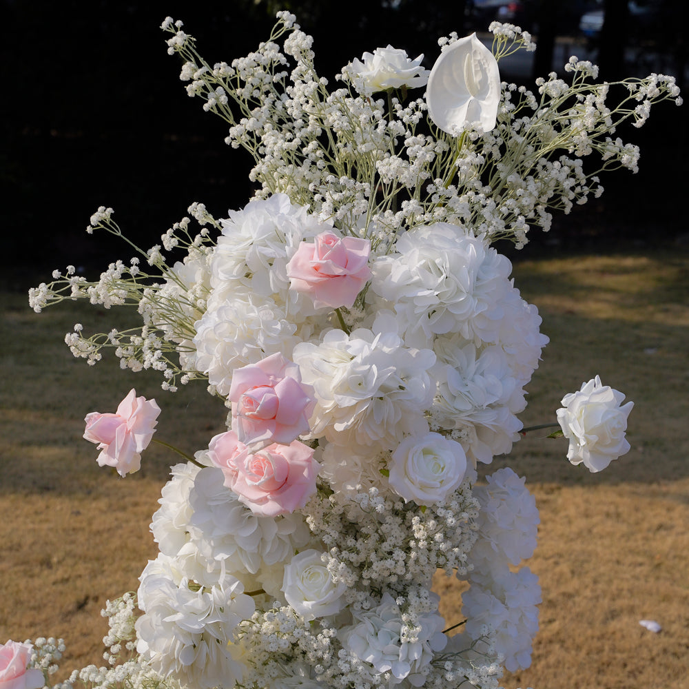 Frieda：Wedding Party Background Floral Arch Decoration