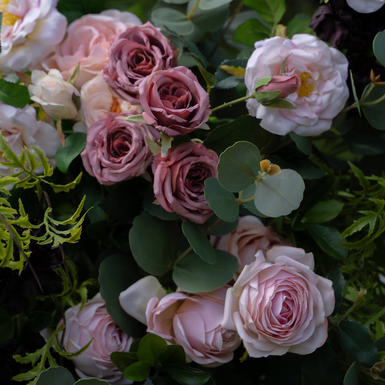 Jessie：Wedding Party Background Floral Arch Decoration