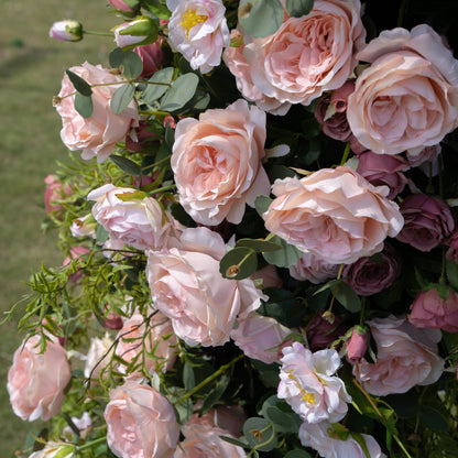 Jessie：Wedding Party Background Floral Arch Decoration