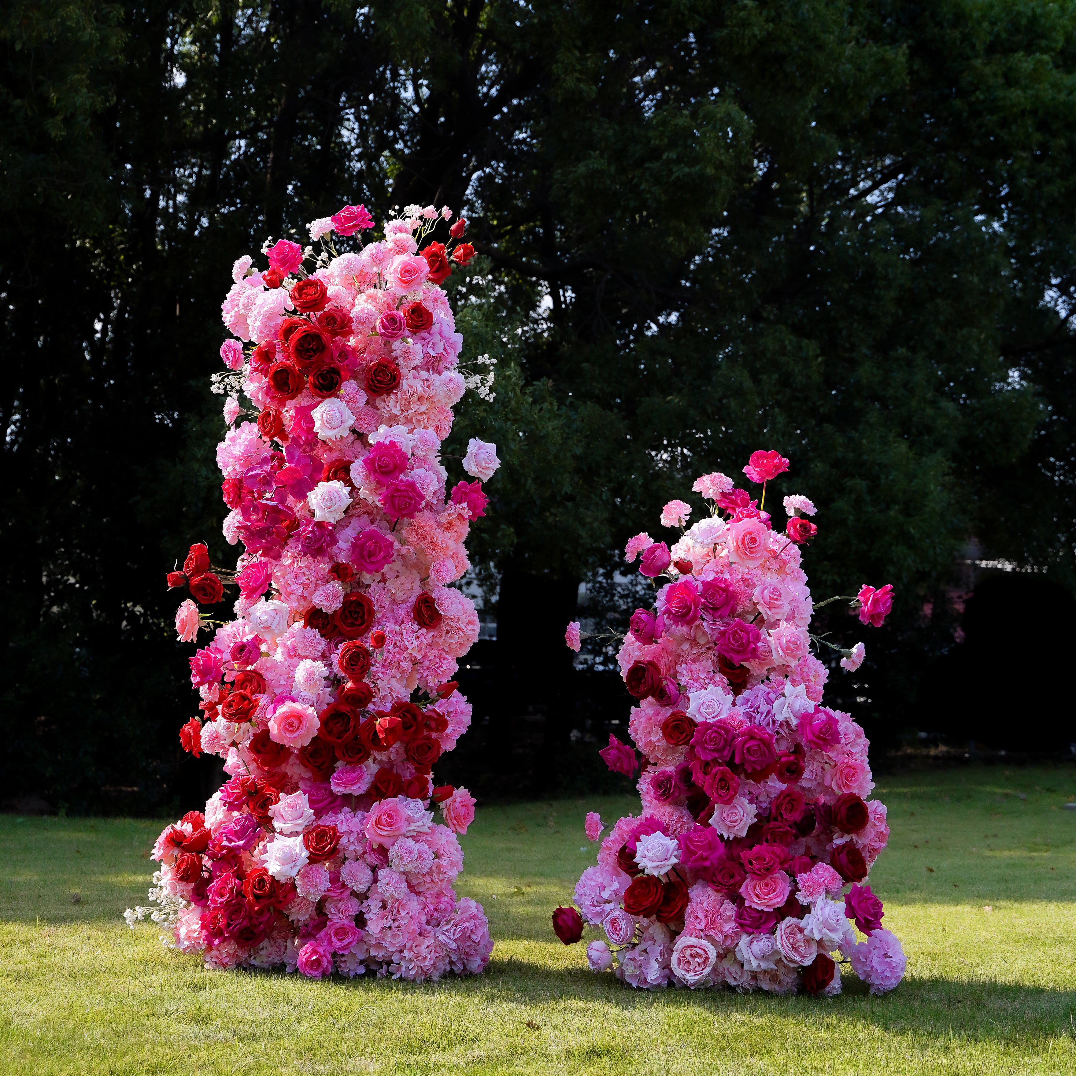 Kathryn：Wedding Party Background Floral Arch Decoration