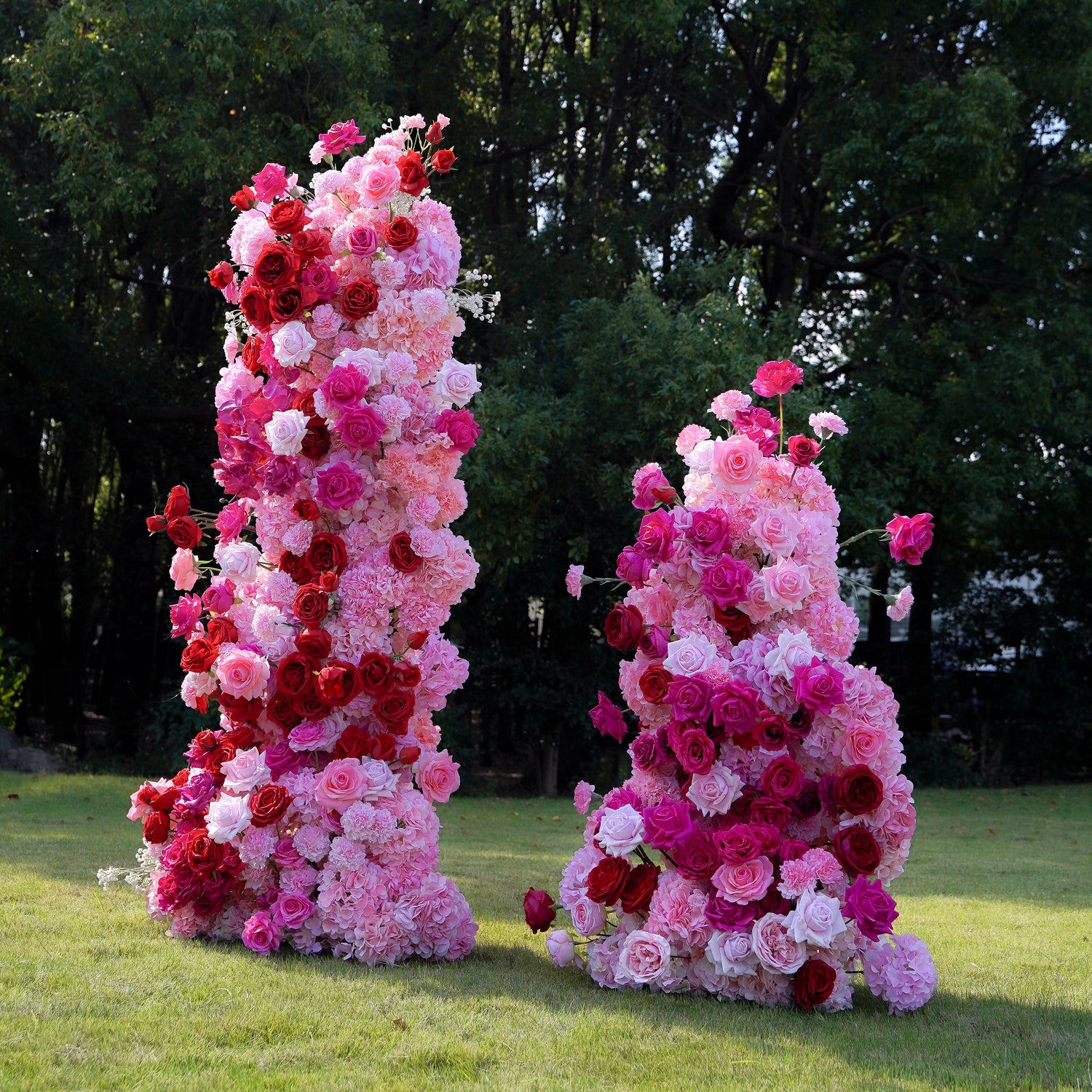 Kathryn：Wedding Party Background Floral Arch Decoration