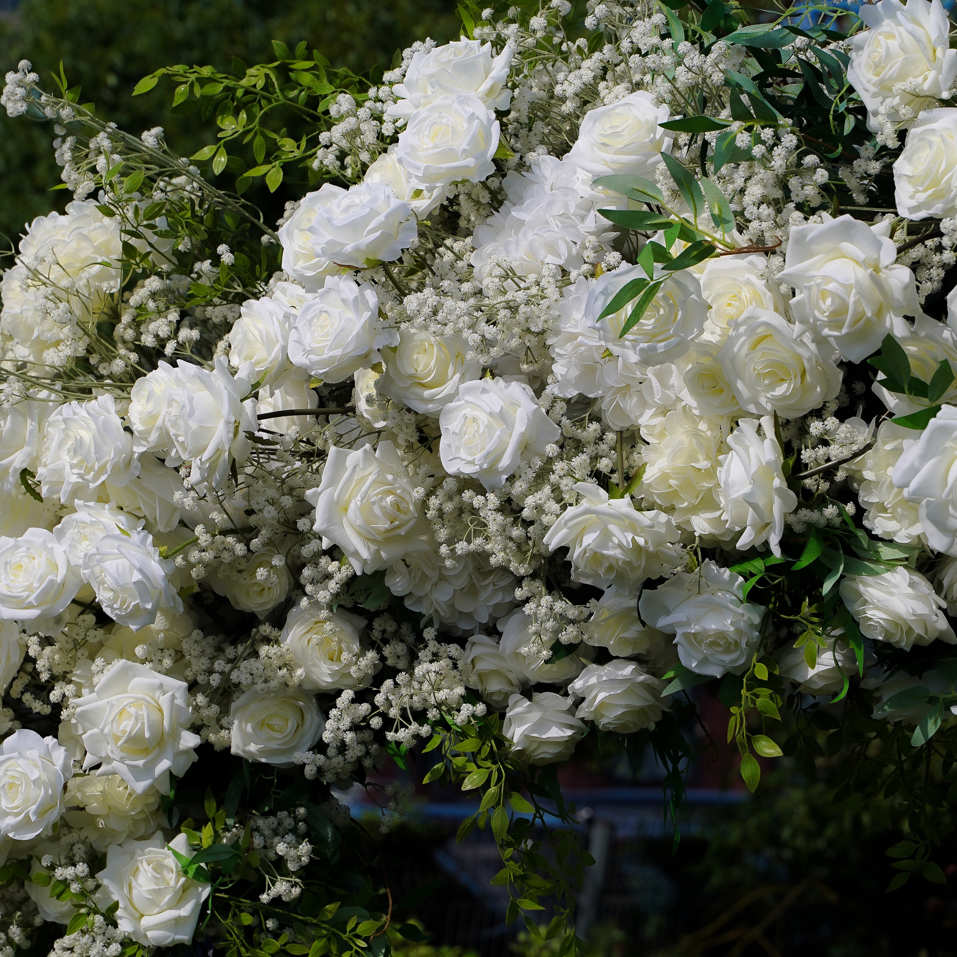 Layla：Wedding Party Background Floral Arch Decoration