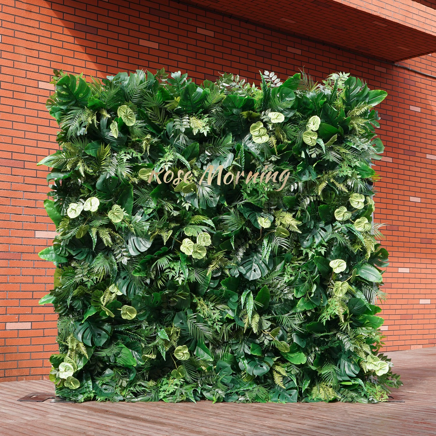 Luke：5D Fabric Artificial rolling up curtain flower wall