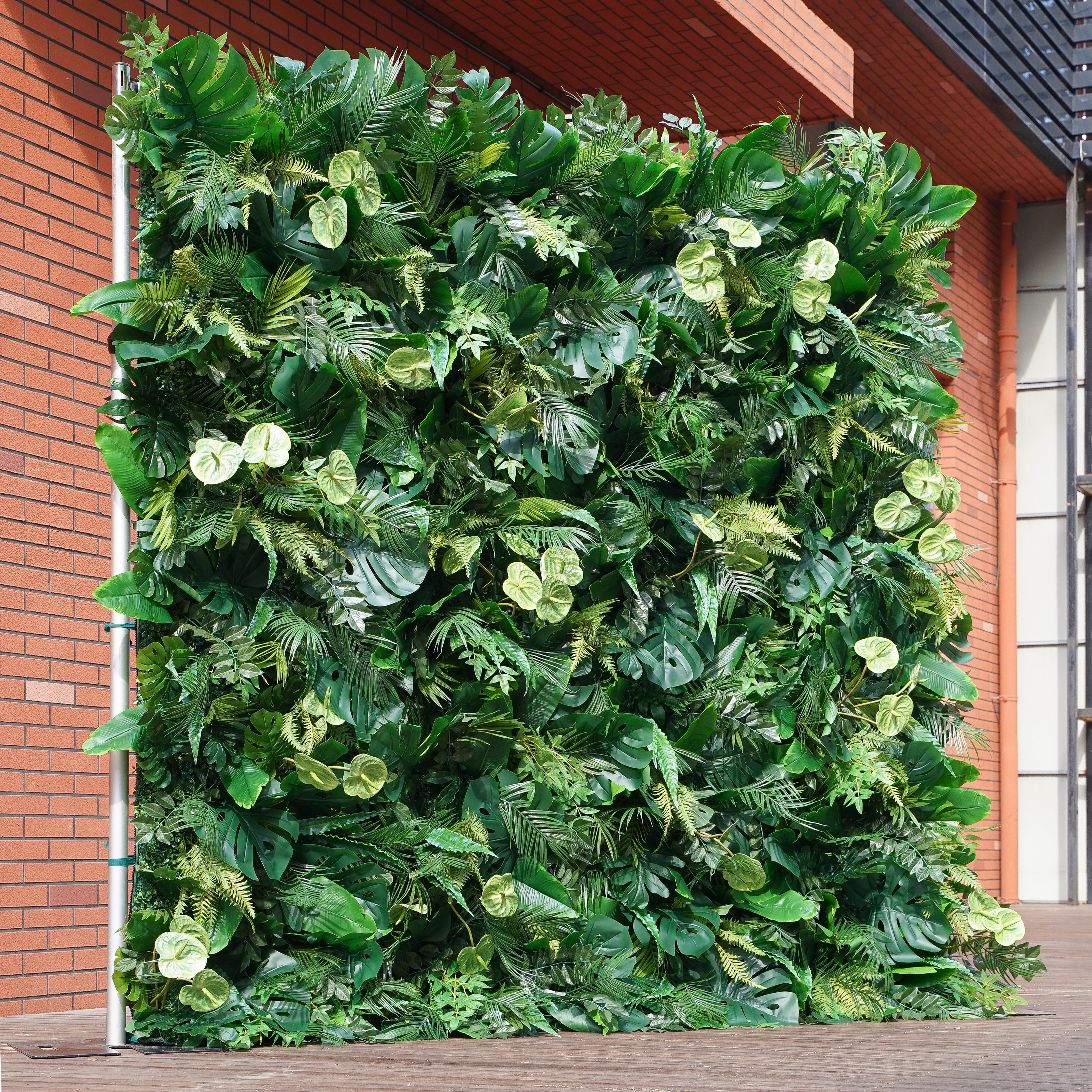 Luke：5D Fabric Artificial rolling up curtain flower wall