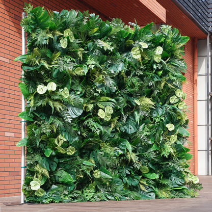 Luke：5D Fabric Artificial rolling up curtain flower wall