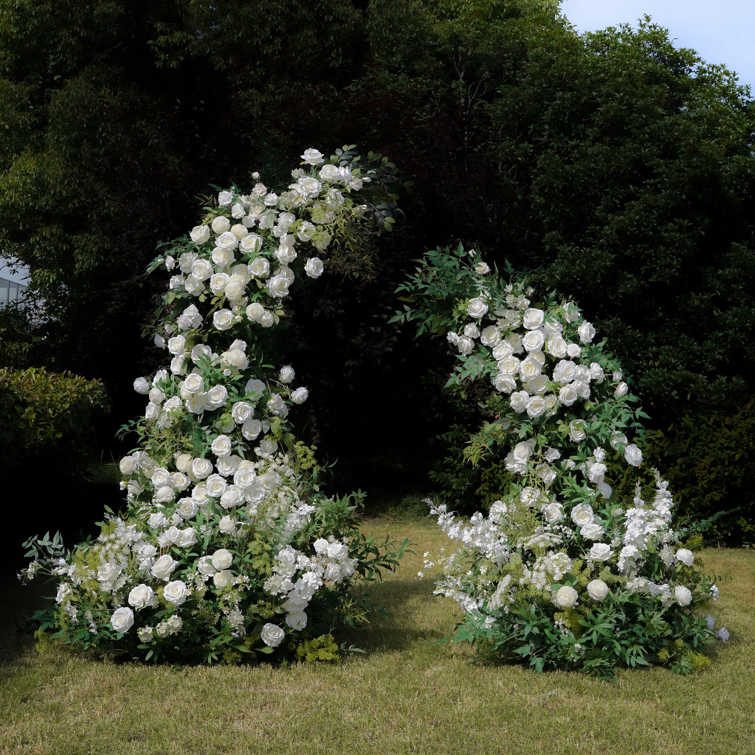 Mandy：Wedding Party Background Floral Arch Decoration Including Frame -R984