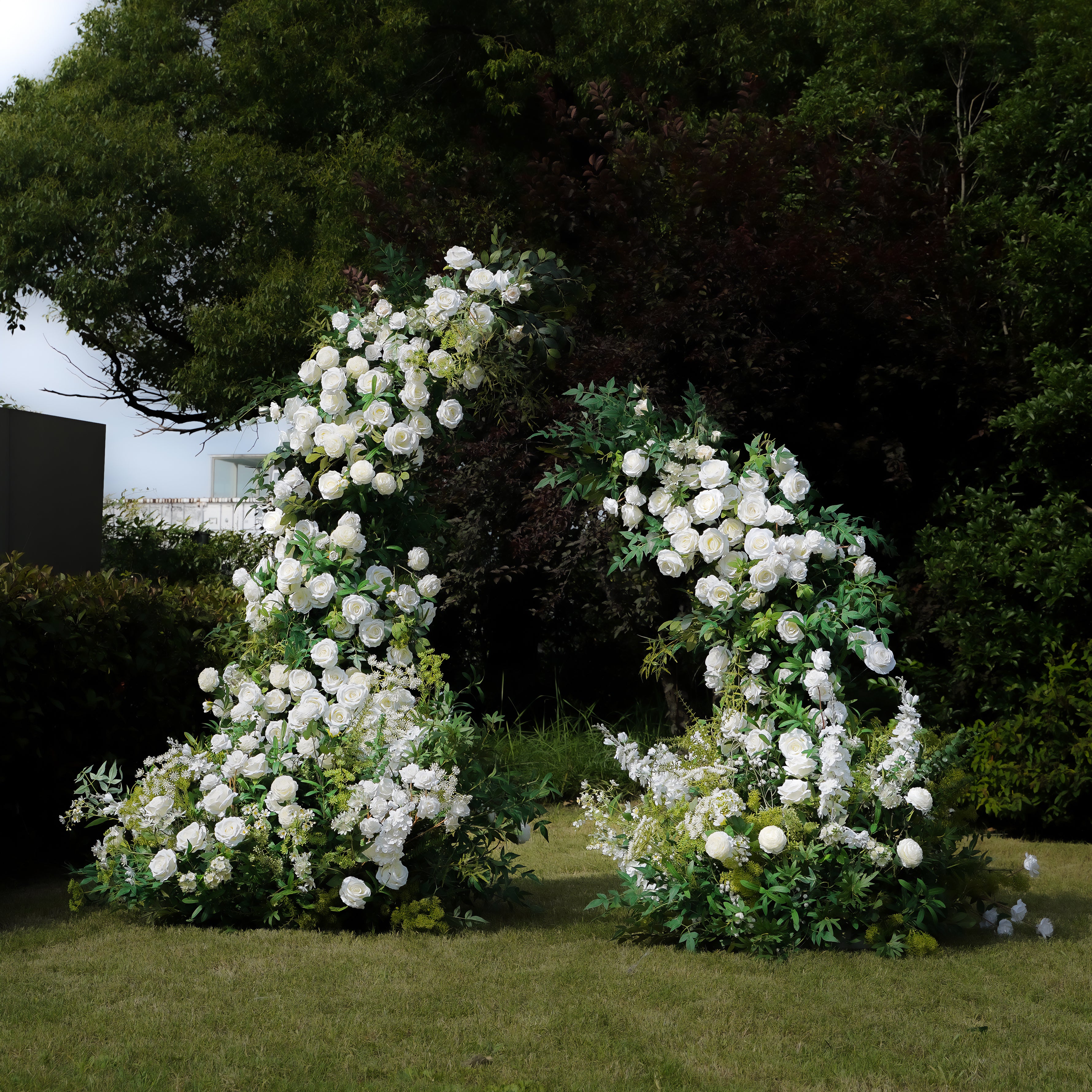 Mandy：Wedding Party Background Floral Arch Decoration Including Frame -R984