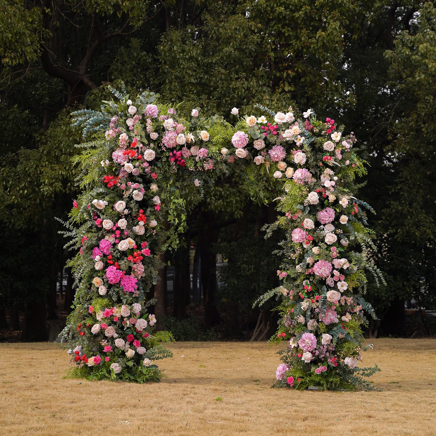 Mona：Wedding Party Background Floral Arch Decoration include Frame