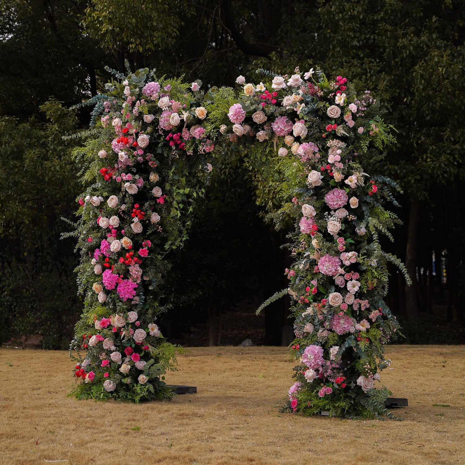 Mona：Wedding Party Background Floral Arch Decoration include Frame