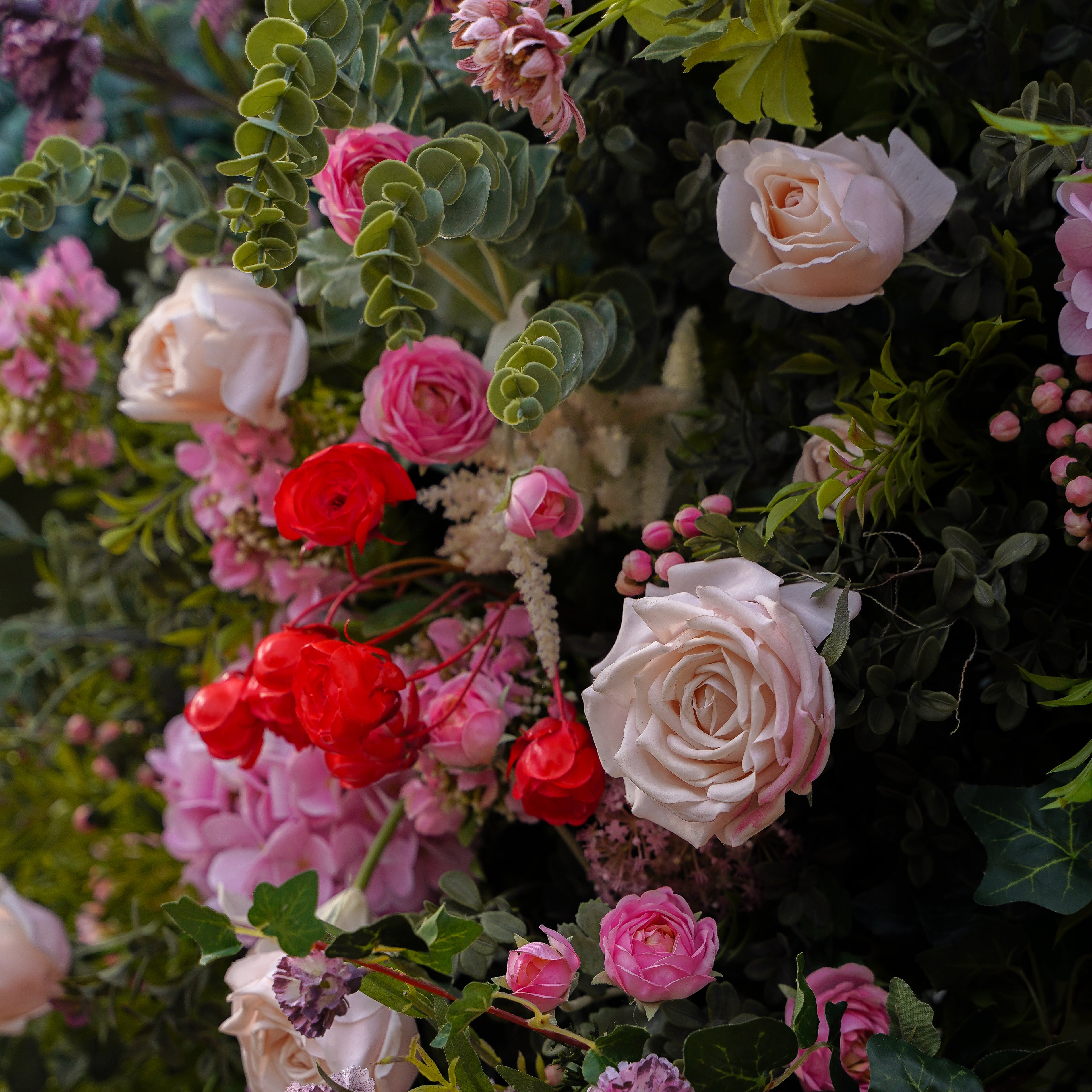 Mona：Wedding Party Background Floral Arch Decoration include Frame