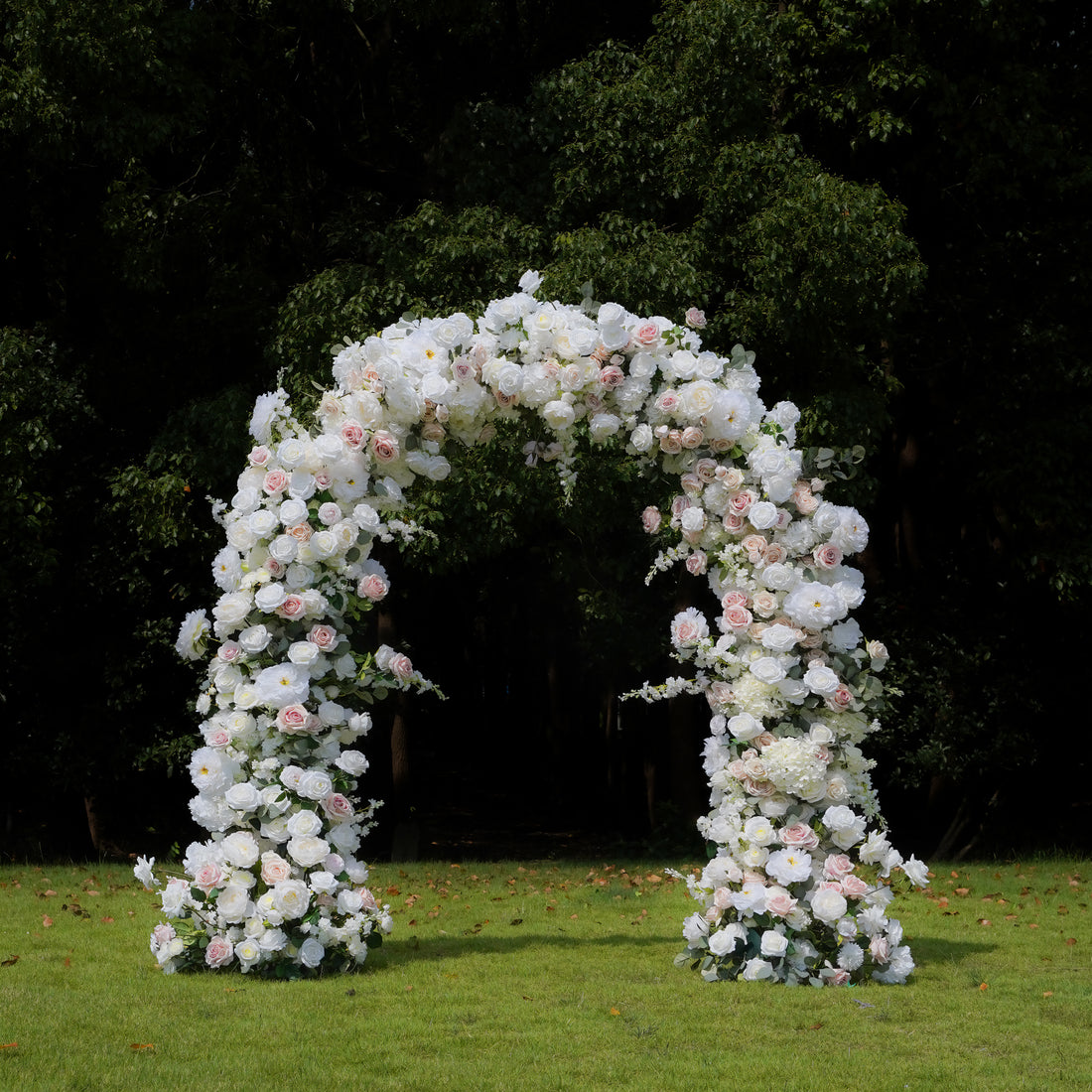 Noni：Wedding Party Background Floral Arch Decoration include Framet