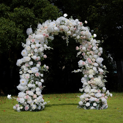 Noni：Wedding Party Background Floral Arch Decoration include Framet