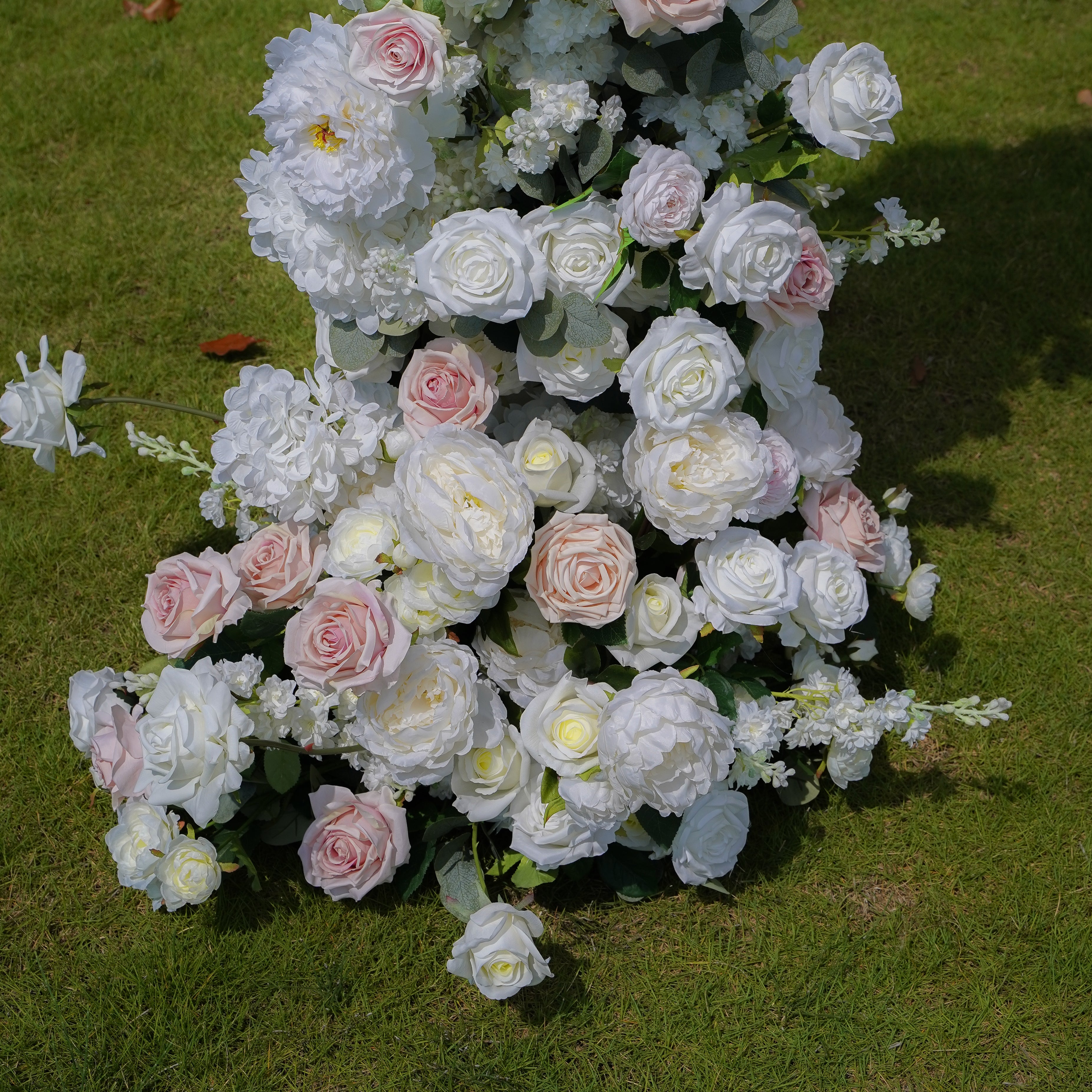 Noni：Wedding Party Background Floral Arch Decoration include Framet